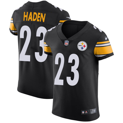 Nike Steelers #23 Joe Haden Black Team Color Men's Stitched NFL Vapor Untouchable Elite Jersey - Click Image to Close